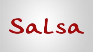 Cartão oferta de Salsa