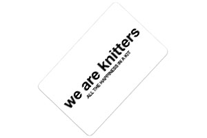 We are knitters gift card