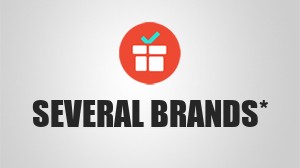 Several brands* gift card