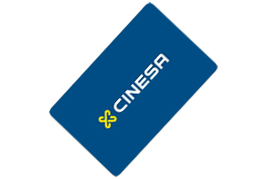 Cartão oferta Cinesa 