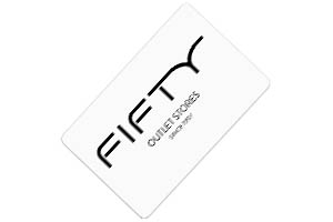 Cartão oferta Fifty Outlet