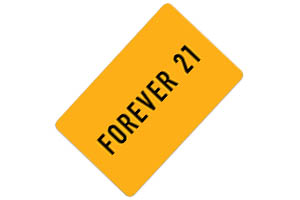 Cartão oferta Forever 21