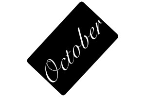 Cartão oferta October