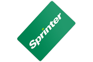 Cartão oferta Sprinter