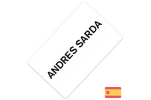 Tarjeta regalo Andres Sarda