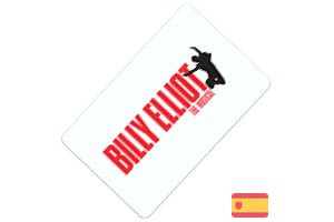 Tarjeta regalo Billy Elliot Musical (Barcelona)