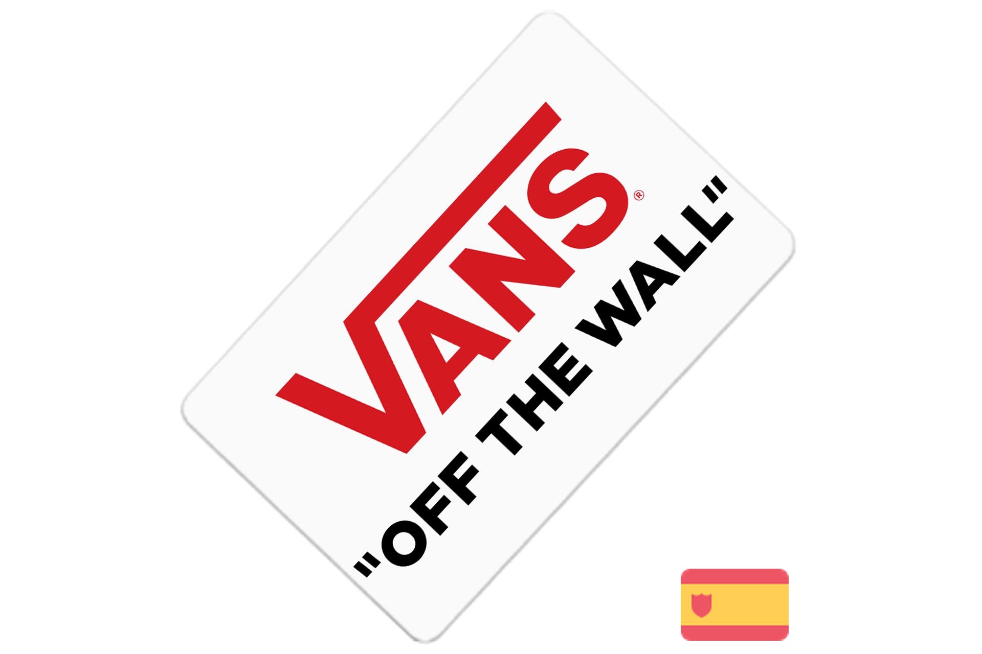 Tarjeta regalo Vans -off the wall-
