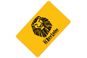 Tarjeta regalo El Rey León Musical 
